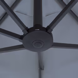 Patio Parasol 460 cm SIBILLA Grey