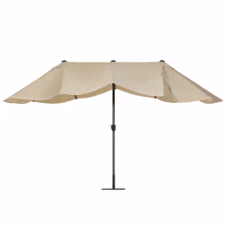 Patio Parasol 460 cm SIBILLA Beige