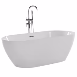 Freestanding Bathtub NEVIS 1700 x 800 mm White