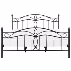 Bed Metal ANTLIA 180 x 200 cm (EU Super King) Black - Additional view 4