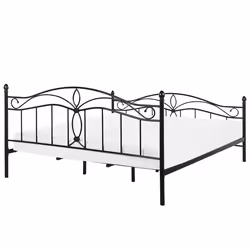 Bed Metal ANTLIA 180 x 200 cm (EU Super King) Black - Additional view 5