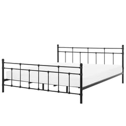 Bed Metal LYNX 180 x 200 cm (EU Super King) Black