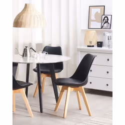 Set of 2 Dining Chairs DAKOTA II Black