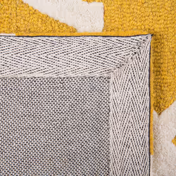 Wool Area Rug 160 x 230 cm Yellow SILVEN