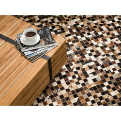Rug -  Hand Tufted - Natural Cow Leather - 160x230 cm - Multicolour - KONYA