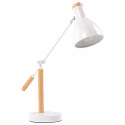 Desk Lamp PECKOS Adjustable Metal White
