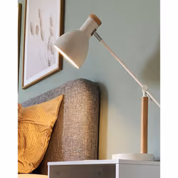 Desk Lamp PECKOS Adjustable Metal White