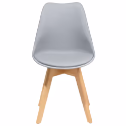Set of 2 Dining Chairs DAKOTA II Grey