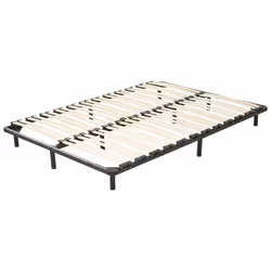 Freestanding Slatted Bed Base COMBOURG 140 x 200 cm (EU Double)