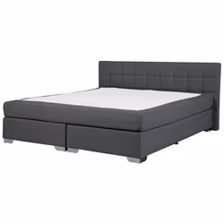 Divan Bed Fabric ADMIRAL 180 x 200 cm (EU Super King) Dark Grey