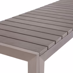 Garden Dining Set with Benches 6 Seater NARDO Grey