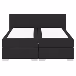 Divan Bed Fabric PRESIDENT 160 x 200 cm (EU King Size) Black