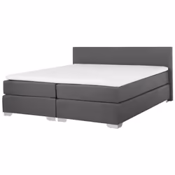 Divan Bed Fabric PRESIDENT 180 x 200 cm (EU Super King) Dark Grey