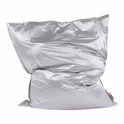 Bean Bag 600 L FUZZY 180 cm 230 cm Silver