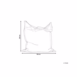 Extra Large Bean Bag 180 x 230 cm Navy Blue FUZZY