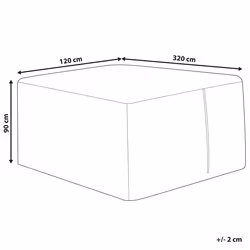 Rain Cover CHUVA 320 cm 120 cm 90 cm White