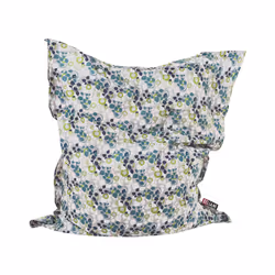 Large Bean Bag 140 x 180 cm Leaf Pattern FUZZY