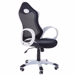 Office Chair Swivel iCHAIR Black/ White