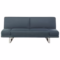 Sofa Bed YORK Fabric Blue 2 Seater