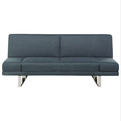 Sofa Bed YORK Fabric Blue 2 Seater