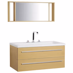 Bathroom Vanity Set ALMERIA 101 cm Beige