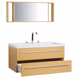 Bathroom Vanity Set ALMERIA 101 cm Beige