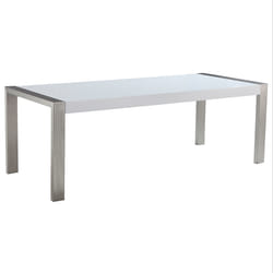 Dining Table ARCTIC Silver 220 cm 90 cm