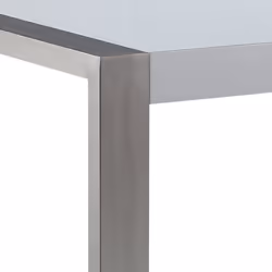 Dining Table ARCTIC Silver 220 cm 90 cm