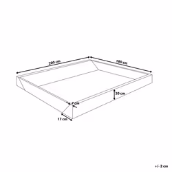 Waterbed Safety Liner Accessories SIMPLE 180 x 200 cm (EU Super King)