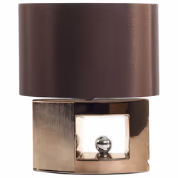 Table Lamp DUERO Porcelain Brown