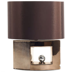 Table Lamp DUERO Porcelain Brown