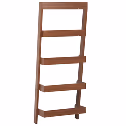 5 Tier Bookcase MOBILE TRIO 167 cm Dark Brown - Additional view 4