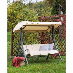 Patio Swing GARBO Metal Beige