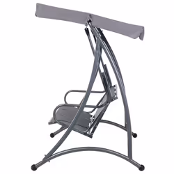 Patio Swing BOGART Metal Grey
