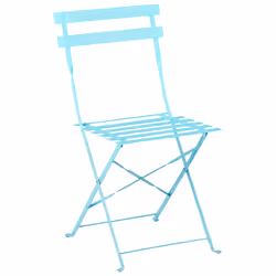 Bistro Set Folding FIORI Metal Turquoise