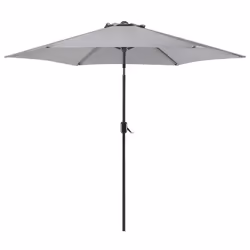 Market Parasol 270 cm VARESE Dark Grey