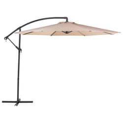 Cantilever Parasol 300 cm RAVENNA Sand Beige