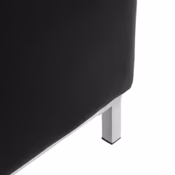 Ottoman OSLO Leather Black