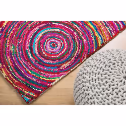 Rug - Carpet - Deep Pile - Cotton and Polyester - - Colourful - KOZAN - 160x230cm