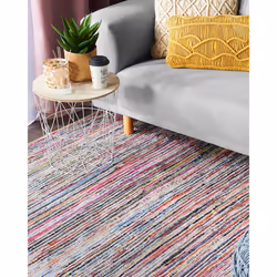 Cotton Area Rug 80 x 150 cm Multicolour MERSIN