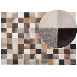 Rug SOKE 160 x 230 cm Leather Multicolour