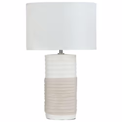 Table Lamp NAVIA Porcelain Light Beige