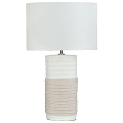 Table Lamp NAVIA Porcelain Light Beige
