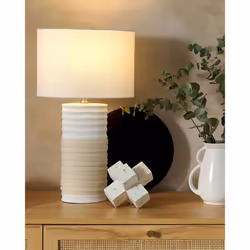 Table Lamp NAVIA Porcelain Light Beige