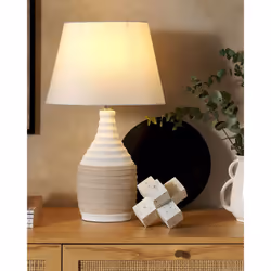 Table Lamp TORMES Porcelain Light Beige