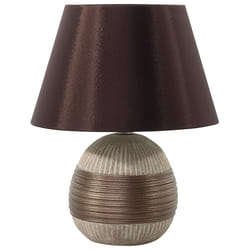Table Lamp SADO Porcelain Brown