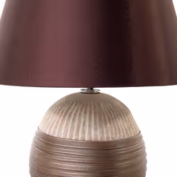 Table Lamp SADO Porcelain Brown