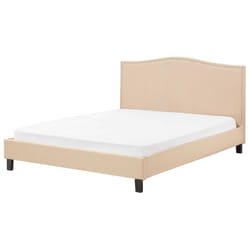 Bed Fabric MONTPELLIER 180 x 200 cm (EU Super King) Beige