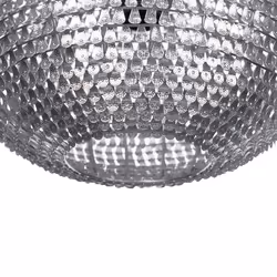 Oval Pendant Lamp Silver REINE