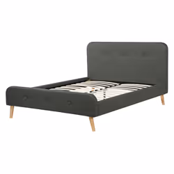 Bed Fabric RENNES 160 x 200 cm (EU King Size) Dark Grey